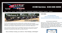 Desktop Screenshot of deluxetowing.com